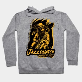 Jazzquatch (Back Design) Hoodie